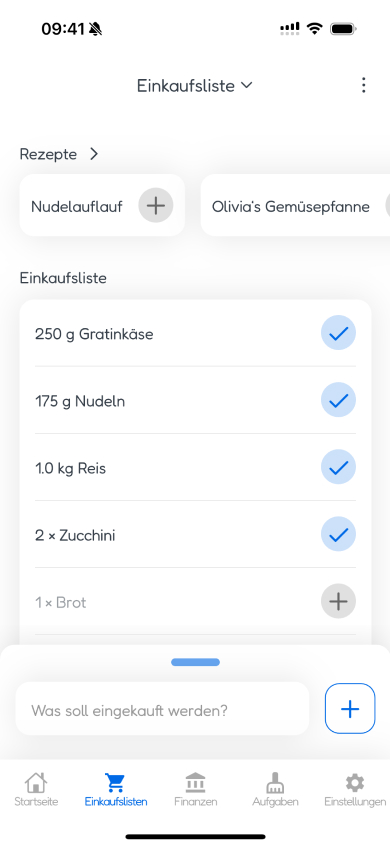 Einkaufsliste